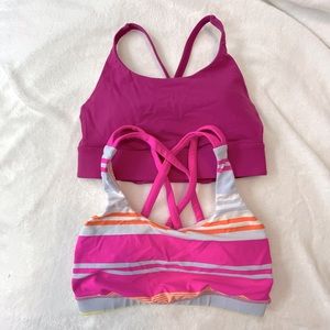 BUNDLE / SET Two Lululemon Sports Bras Sz 2